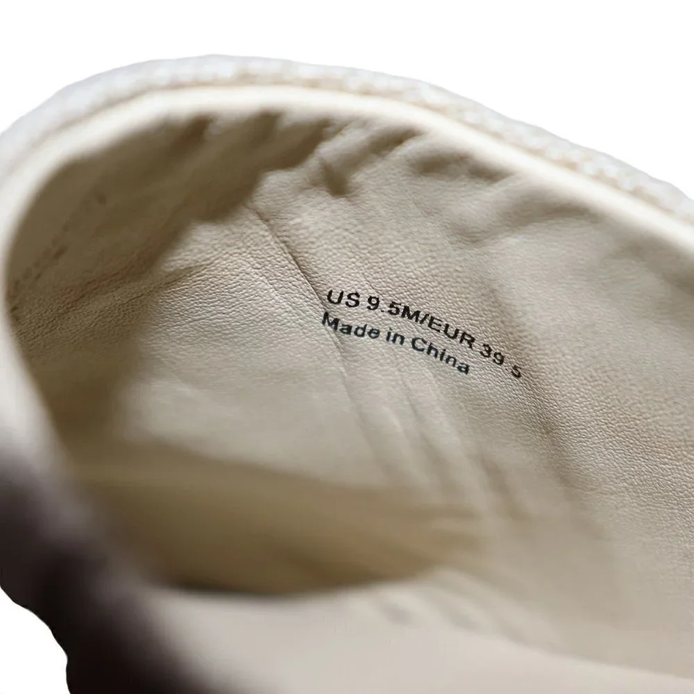 Vince Mules Canvas Vianne Natural Beige Comfort Shoes‎ Womens Size 9.5 NEW - Picture 12 of 12